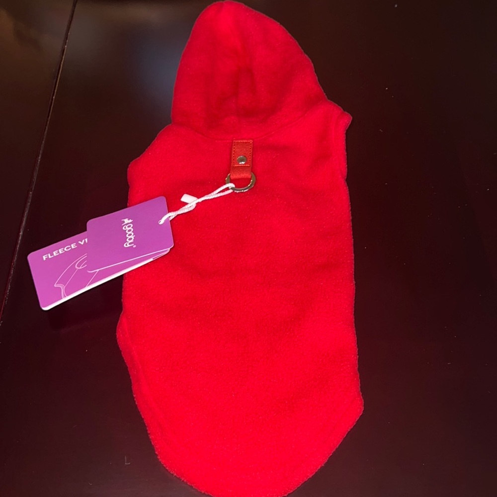 Dog hoodie size Small